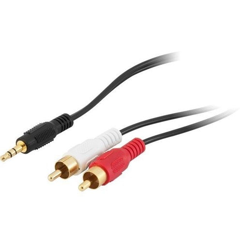 20MT STEREO 3.5MM PLUG TO 2X RCA LEAD 20MT STEREO 3.5MM PLUG TO 2X RCA LEAD